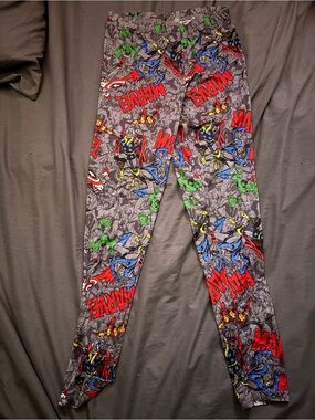 Marvel Multi-Character Print Leggings - Red, Blue, Green